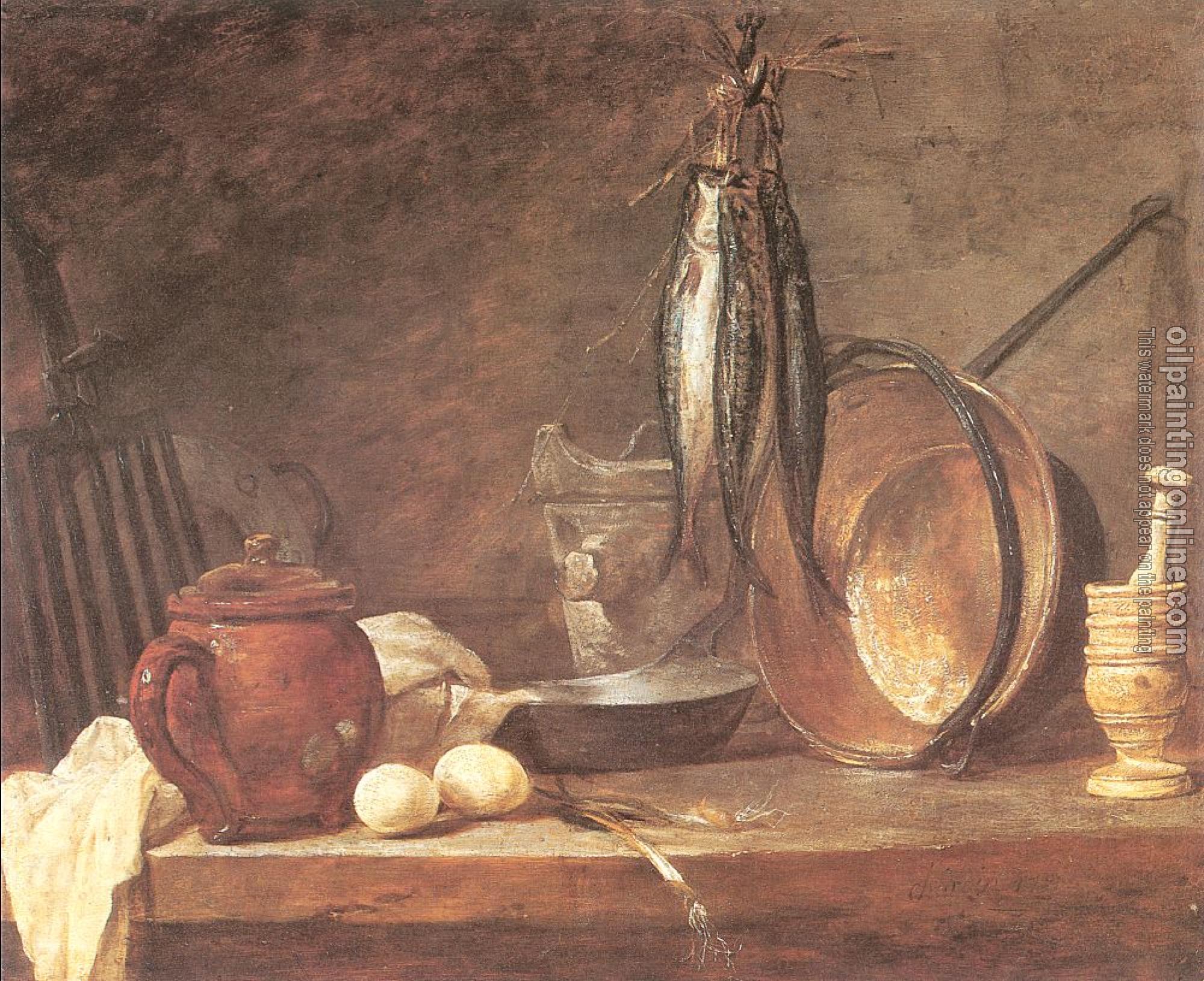 Chardin, Jean Baptiste Simeon - The Fast Day Meal